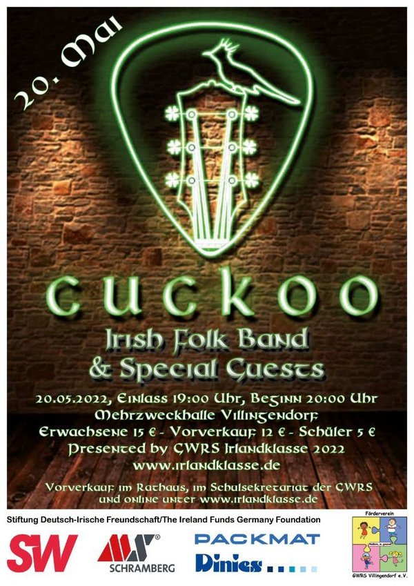 Konzert-Tickets für "Cuckoo & Special Guests"